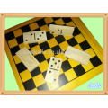 Juego de ajedrez 5 en 1 juego de ajedrez multi al por mayor en caja de madera